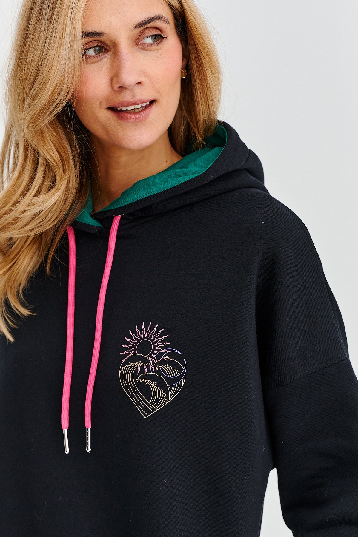 Harmony langer Kapuzenpullover