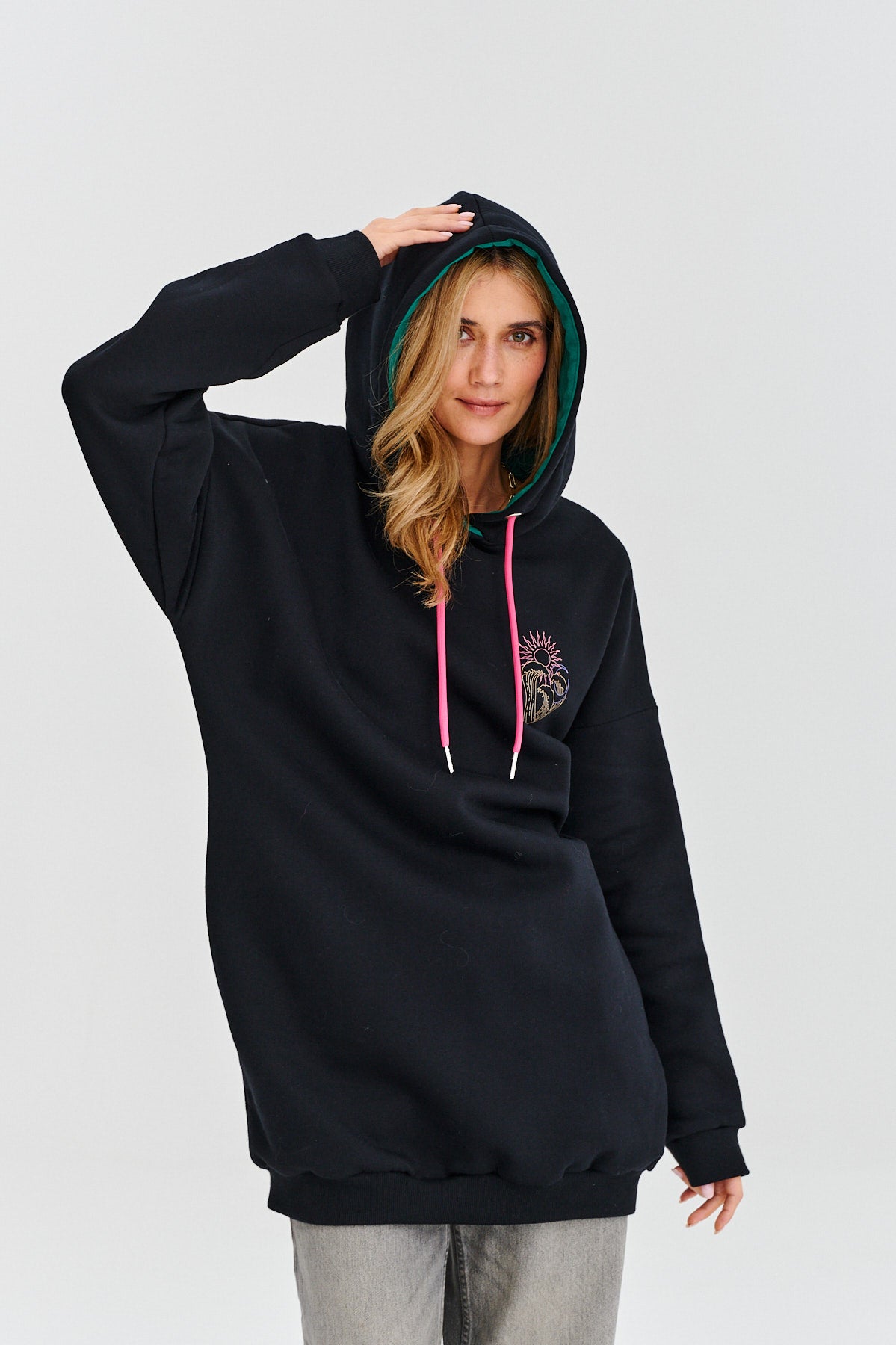 Harmony langer Kapuzenpullover