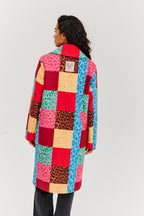 Urban Roar zweireihiger Patchwork-Mantel