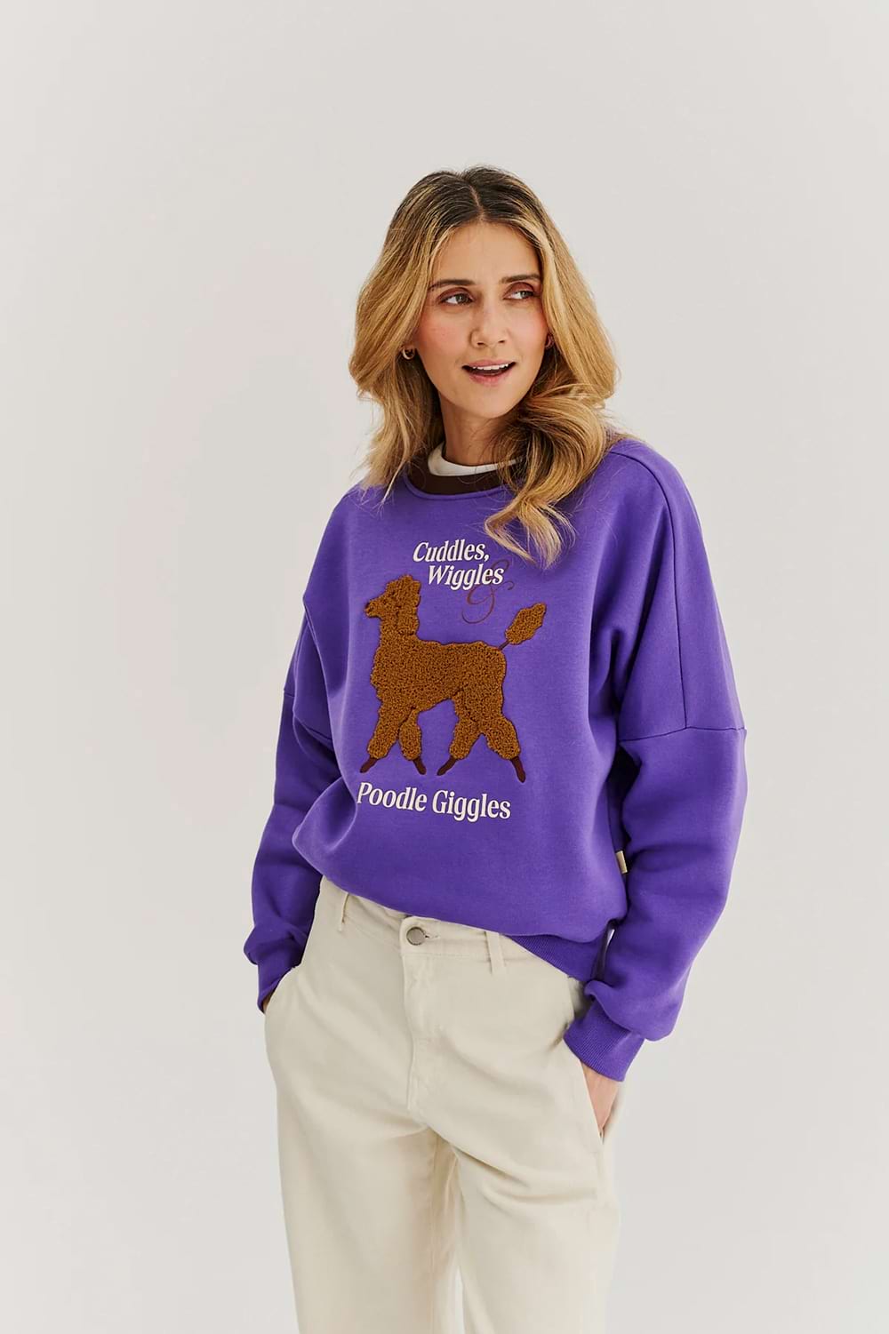 Poodle Giggles sweatshirt