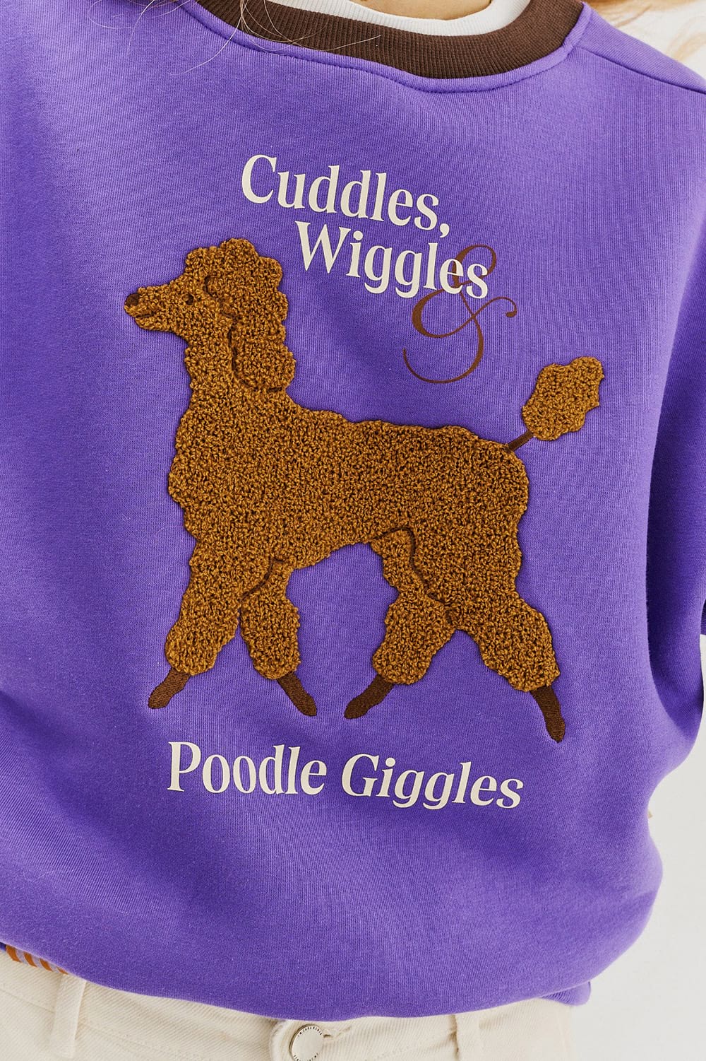 Poodle Giggles sweatshirt