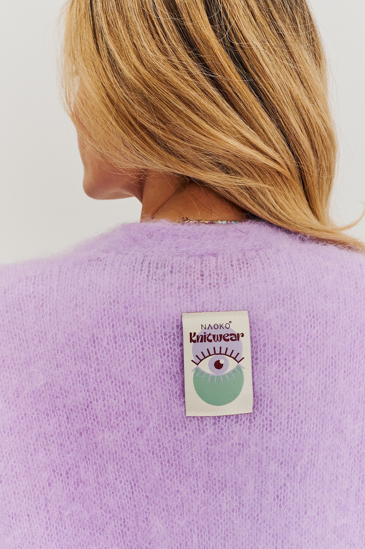 Lavender Blush long mohair cardigan – NAOKO-STORE.com