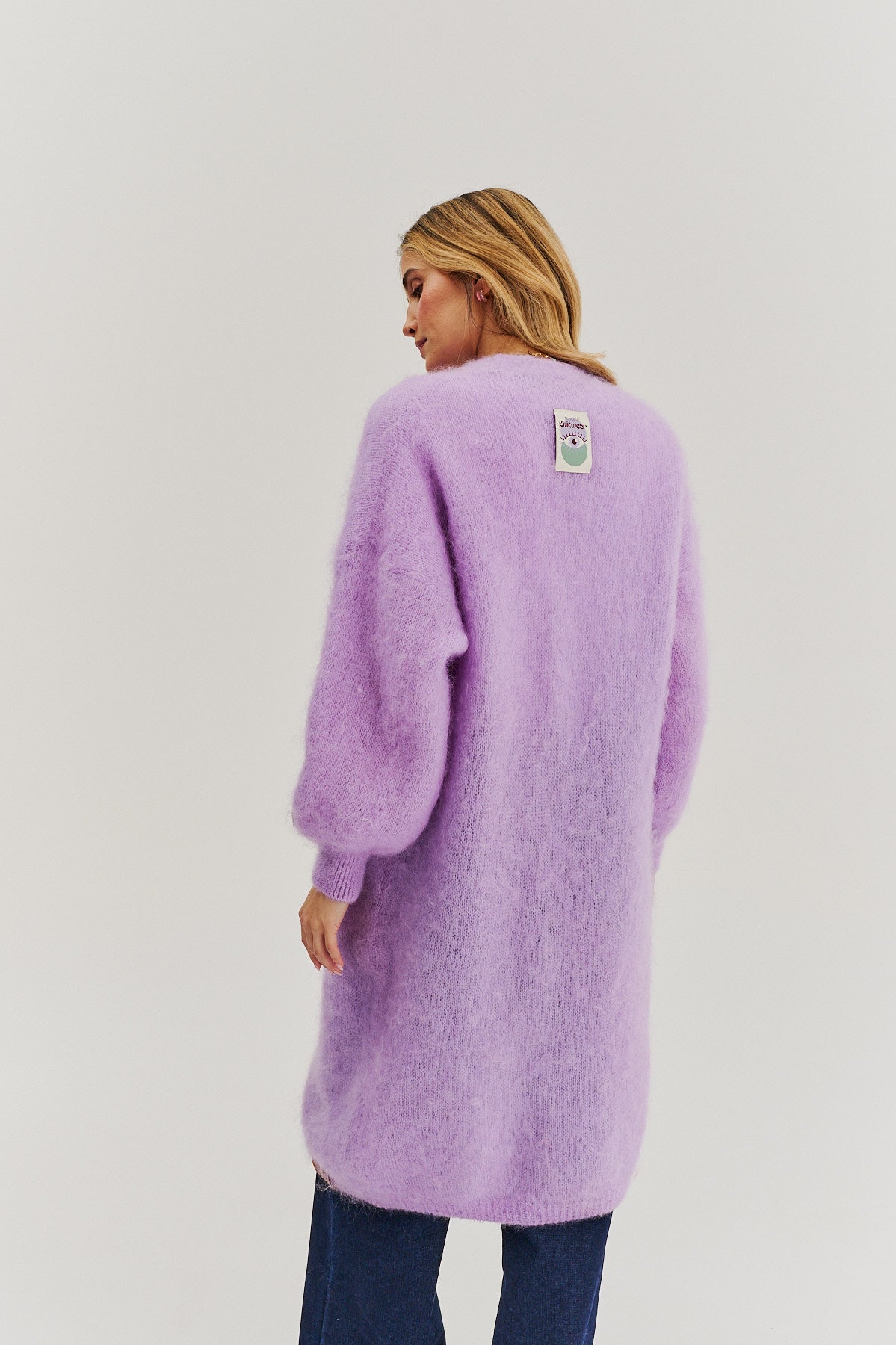 Lavender Blush long mohair cardigan – NAOKO-STORE.com