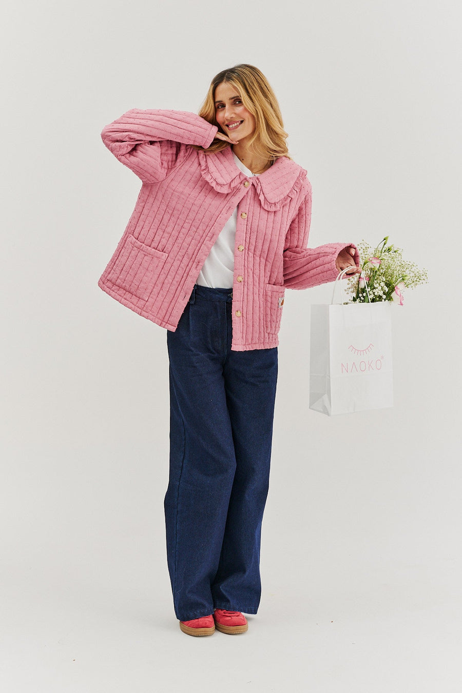 Veste matelassée légère Rosy Blush