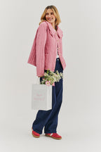 Rosy Blush leichte gesteppte Jacke