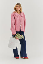Rosy Blush leichte gesteppte Jacke