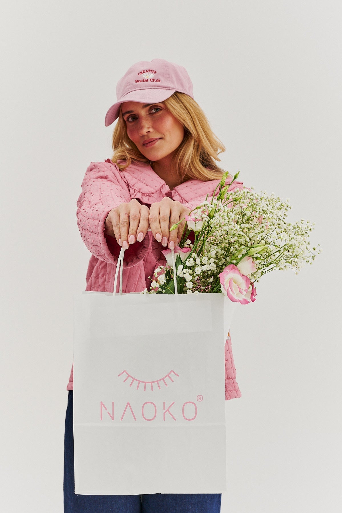 Rosy Blush leichte gesteppte Jacke