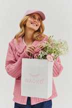 Rosy Blush leichte gesteppte Jacke