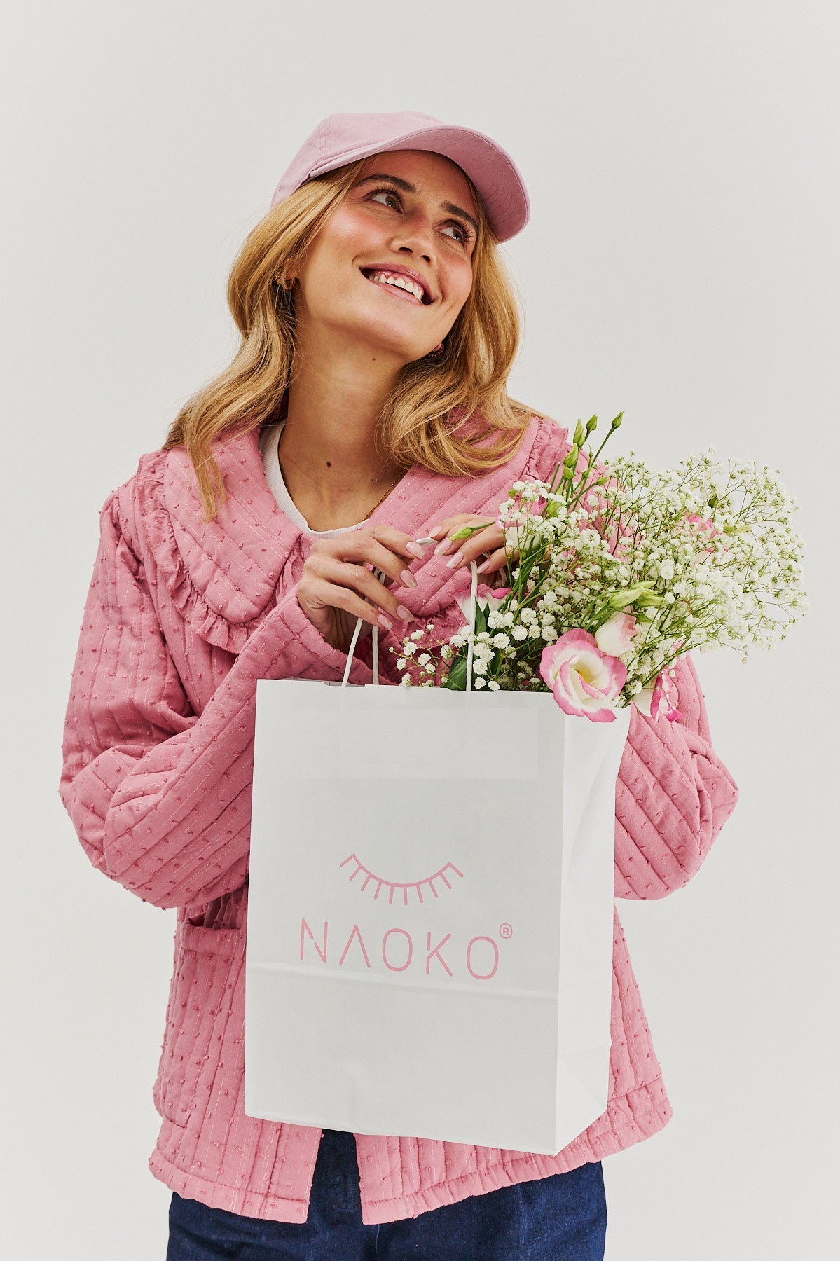 Rosy Blush leichte gesteppte Jacke