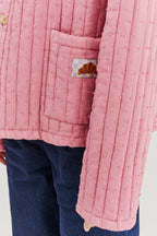 Rosy Blush leichte gesteppte Jacke