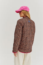 Geacă reversibilă Pink Cheetah