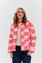 Peachy Bloom double-sided jacket