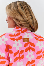 Peachy Bloom double-sided jacket