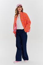 Peachy Bloom double-sided jacket
