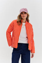 Peachy Bloom double-sided jacket