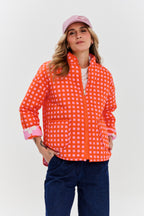 Peachy Bloom double-sided jacket