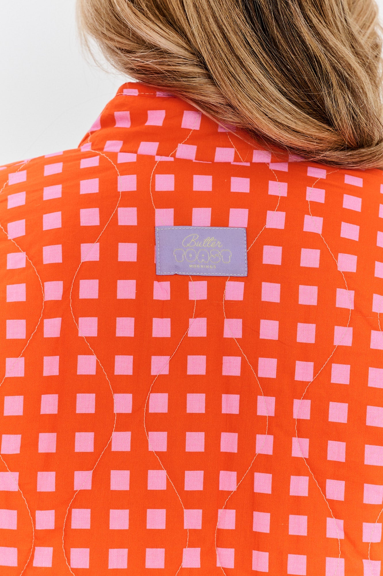 Peachy Bloom double-sided jacket