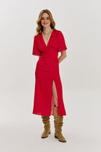 Abito midi Mulberry Charm