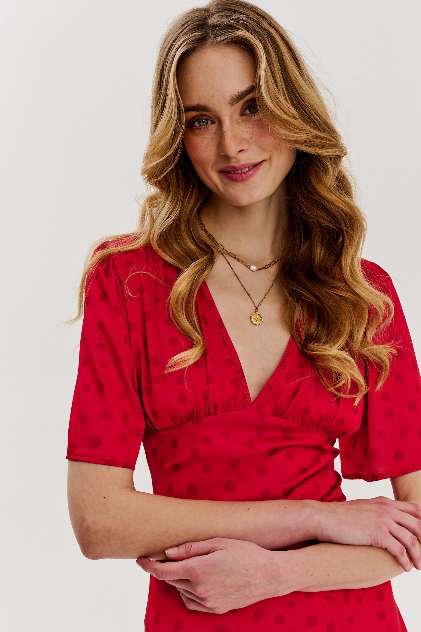 Abito midi Mulberry Charm