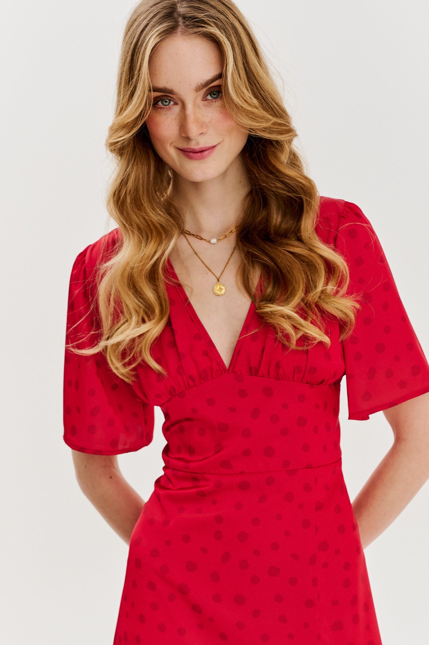 Abito midi Mulberry Charm