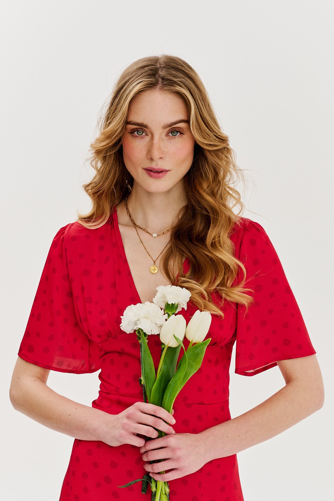 Abito midi Mulberry Charm
