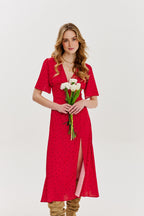 Abito midi Mulberry Charm