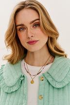 Pistacieblush let vatteret jakke