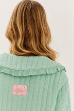 Pistacieblush let vatteret jakke