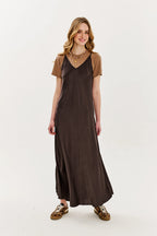 Chocolate Mocha maxi dress