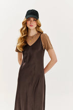 Chocolate Mocha maxi dress