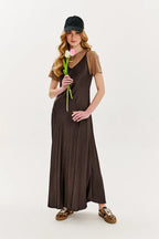 Chocolate Mocha maxi dress