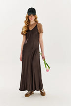 Chocolate Mocha maxi dress