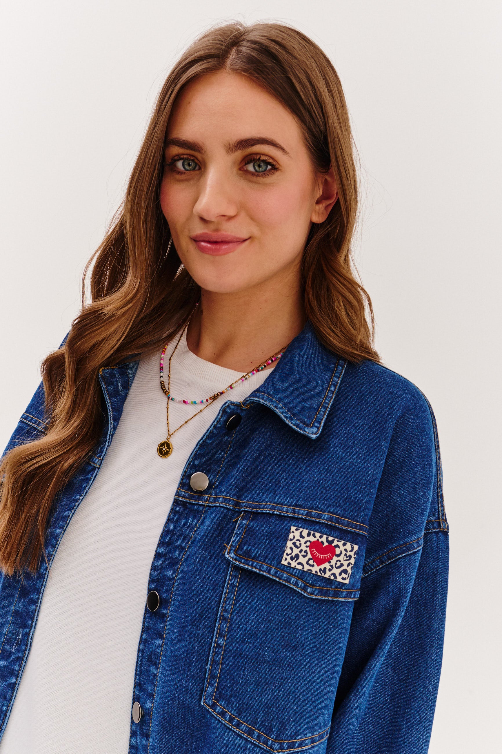 geacă bomber din denim No Rules