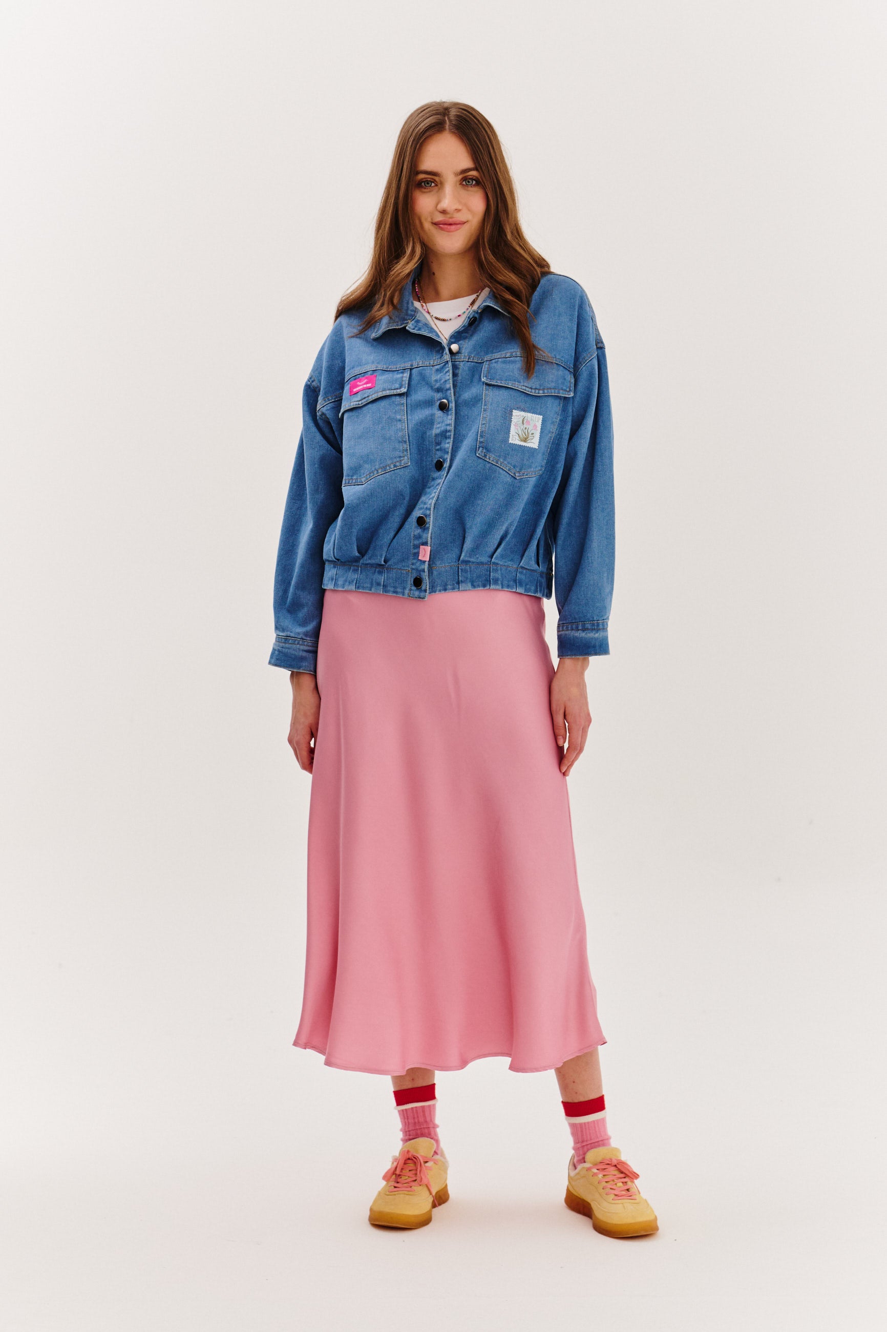 geacă bomber din denim Careless Whisper