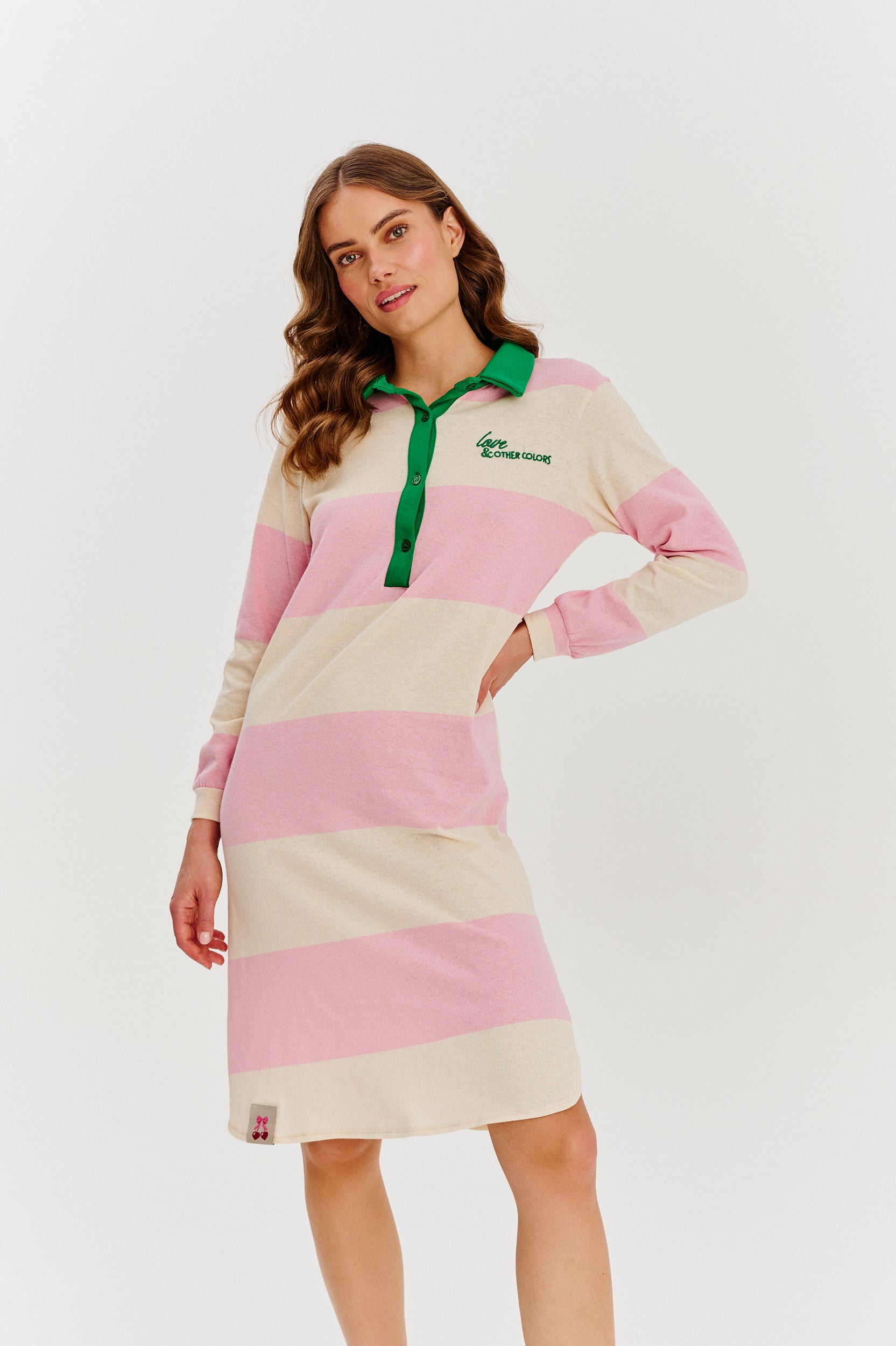 Rochie polo tricotată Blossom Haze