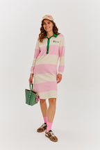 Rochie polo tricotată Blossom Haze