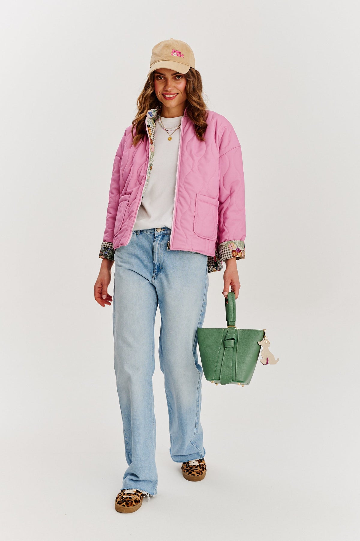 Pink Meadow wendbare Jacke