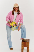 Pink Meadow wendbare Jacke