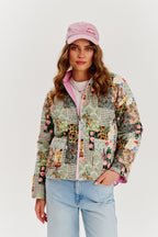 Pink Meadow wendbare Jacke