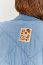 Übergroße, gesteppte Bomberjacke von Wind of Change