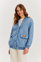 Übergroße, gesteppte Bomberjacke von Wind of Change