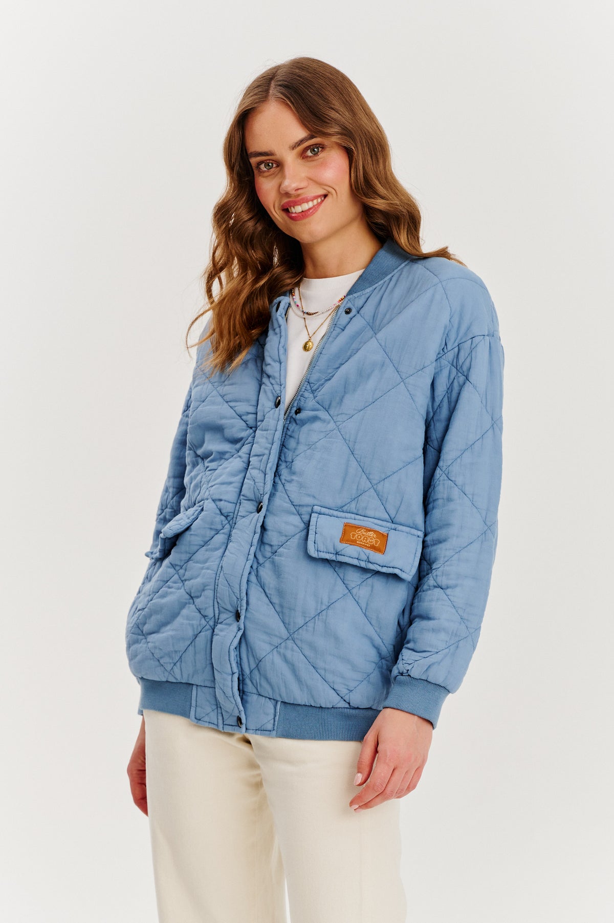 Übergroße, gesteppte Bomberjacke von Wind of Change