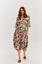 Rochie midi Golden Meadow