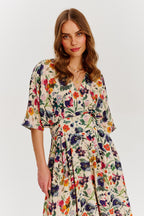 Rochie midi Golden Meadow