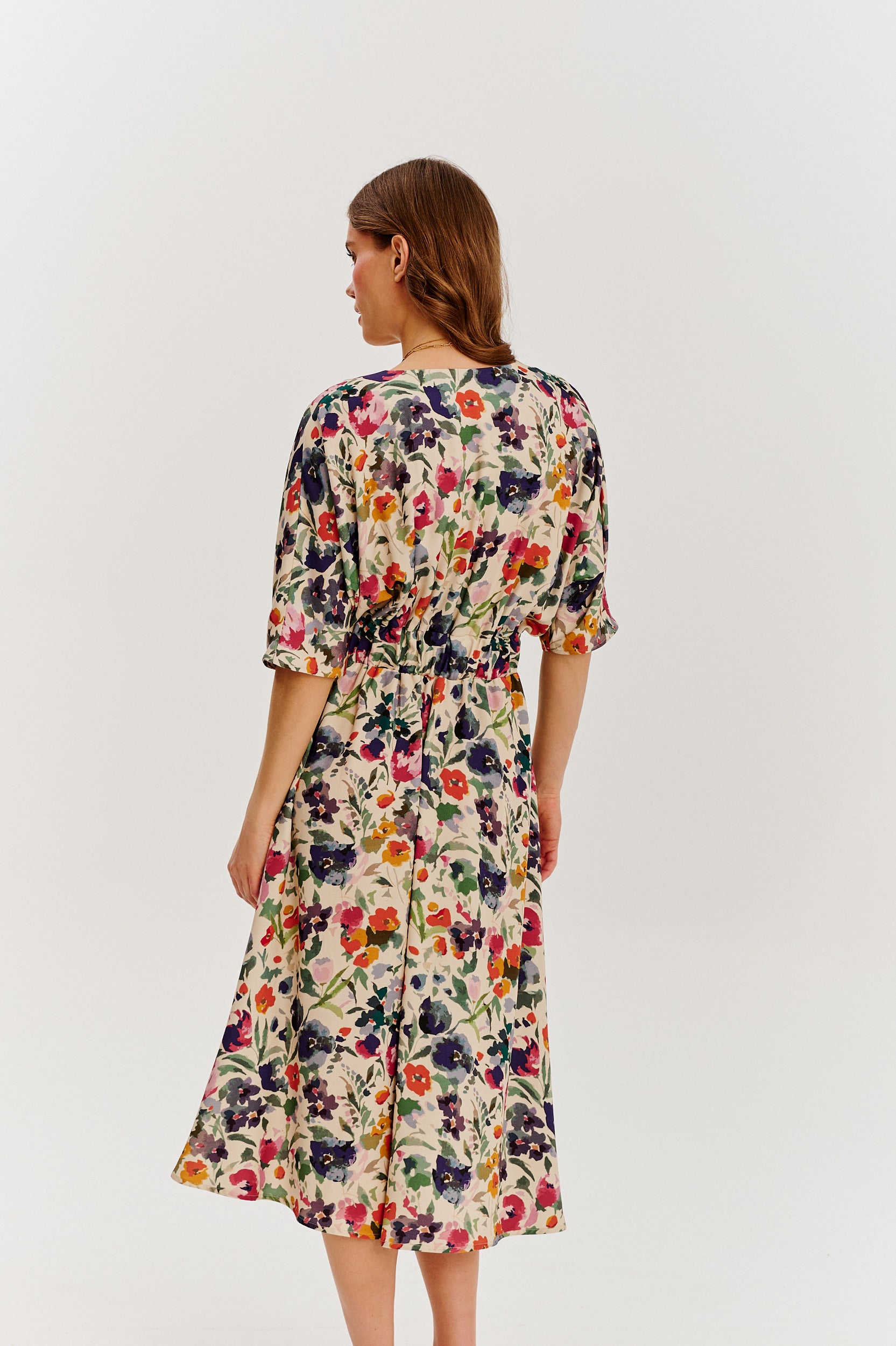 Rochie midi Golden Meadow