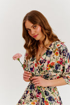 Rochie midi Golden Meadow