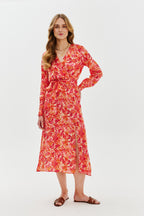 Rochie lungă cu talie Marigold Kiss