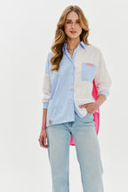 Camicia in tessuto misto di Fresh Attitude