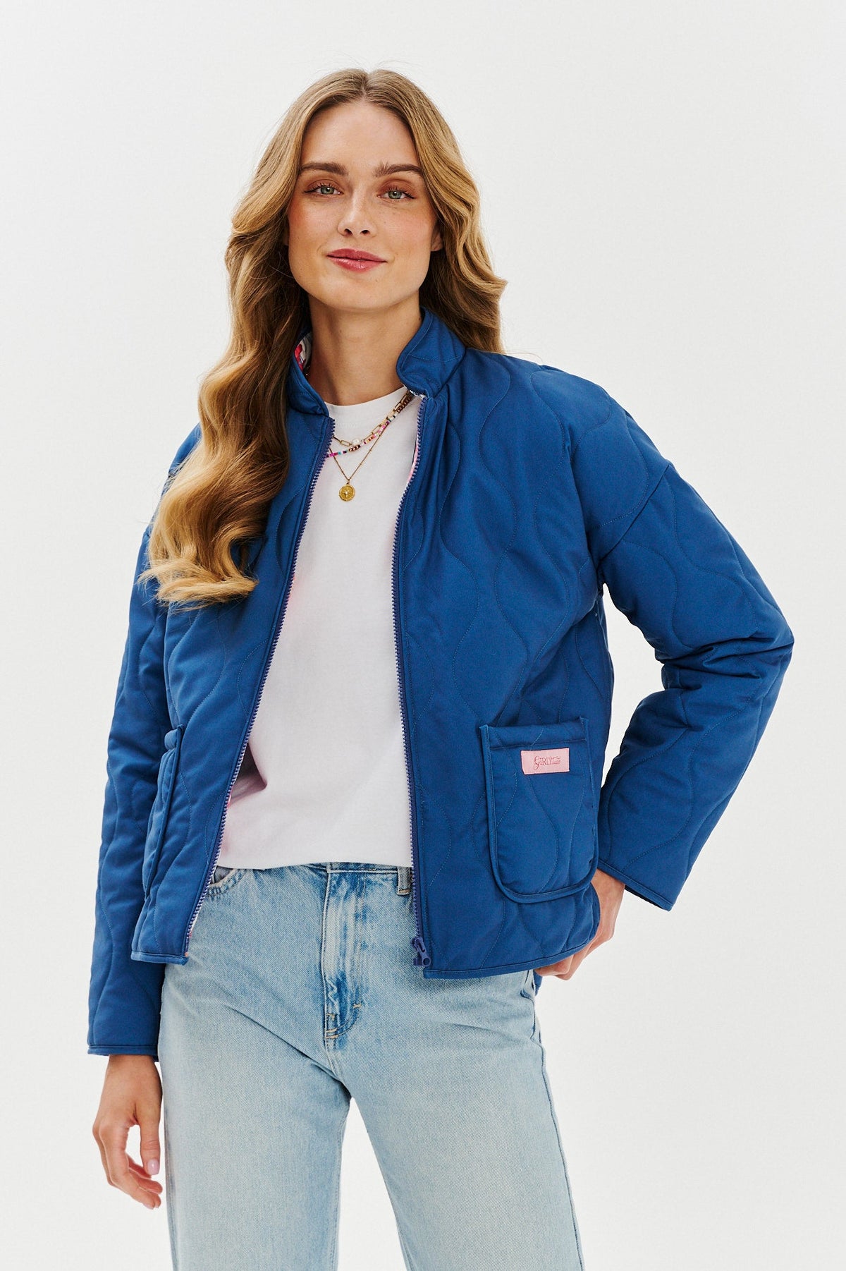 Blue Rebellion wendbare Jacke