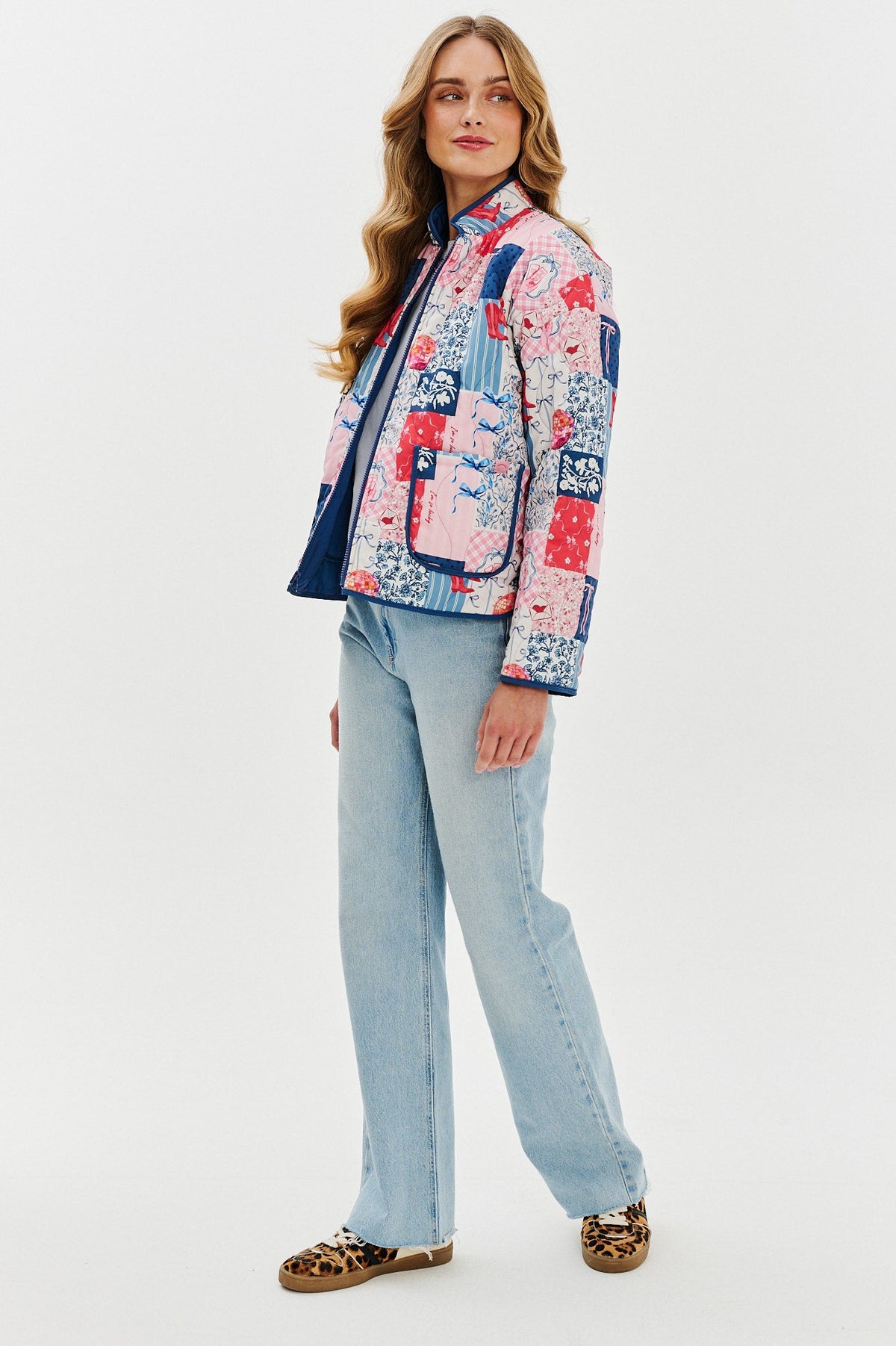 Blue Rebellion wendbare Jacke